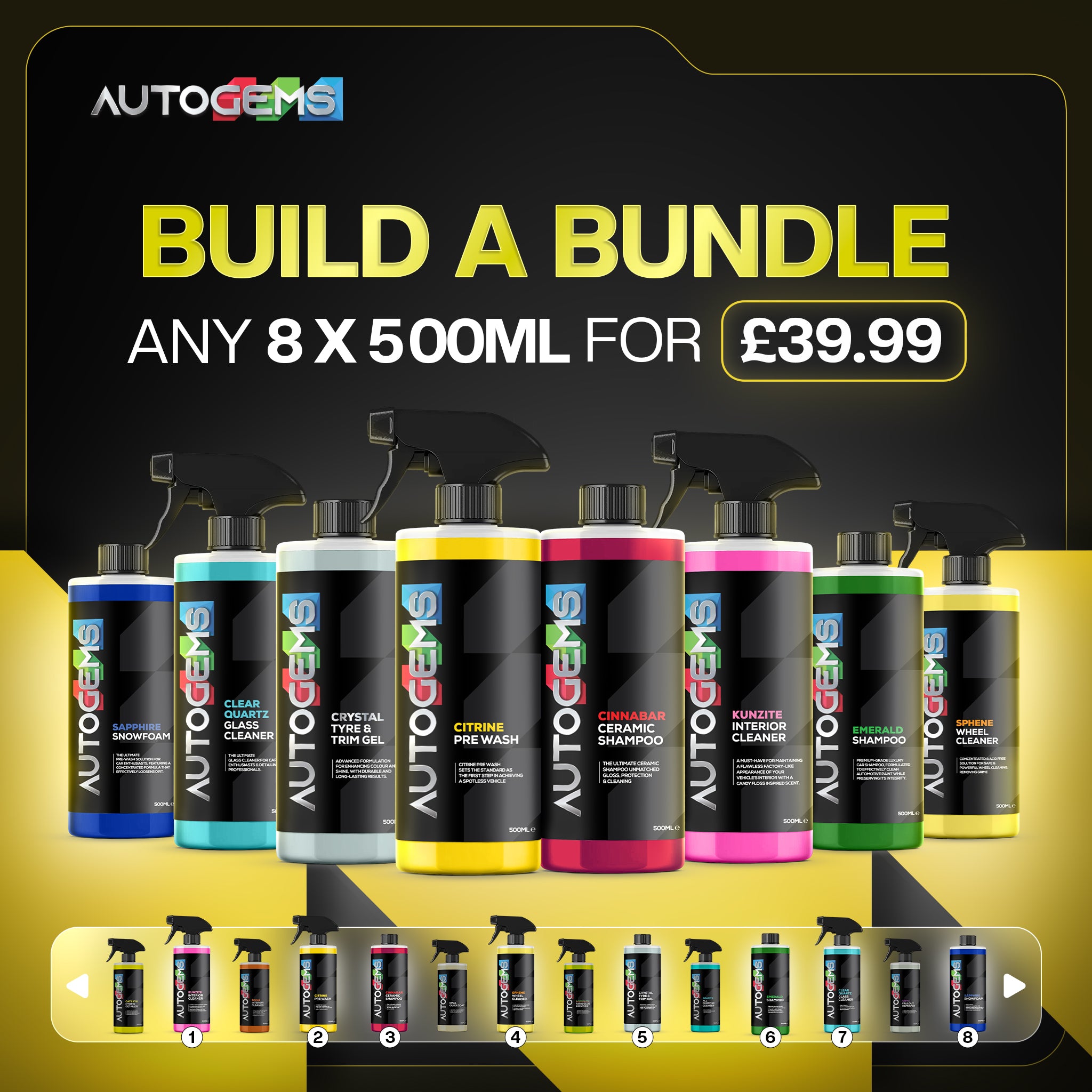 Build A Bundle 8 x 500 ml for £39.99