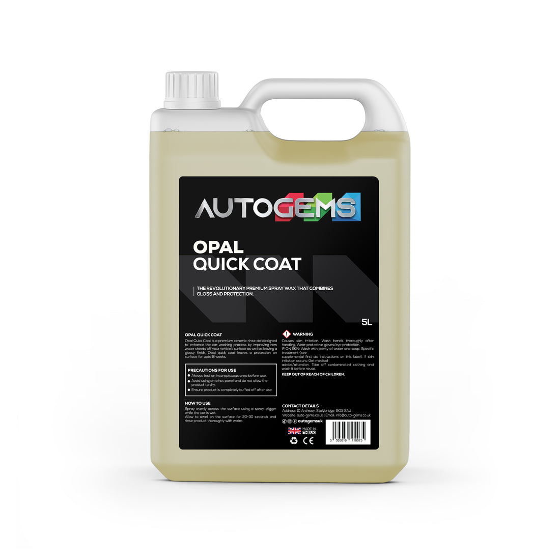 Quick Coat Spray Sealant - Private Label Bespoke